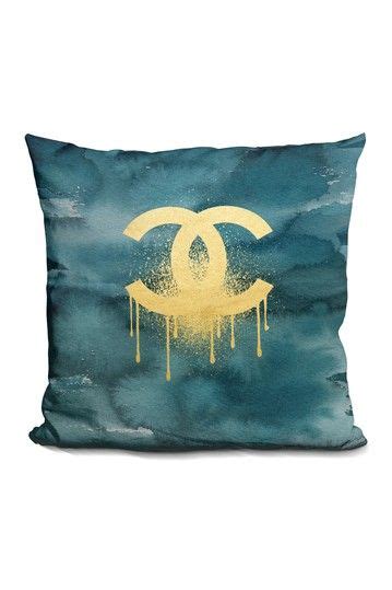 lilipi brand chanel teal & gold picture fram|LiLiPi Peace Love Chanel Decorative Accent Throw Pillow.